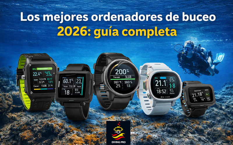 Los mejores ordenadores de buceo 2026: guía completa Los mejores ordenadores de buceo 2026