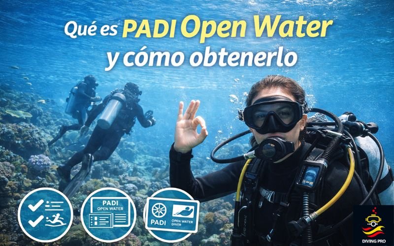 Qué es PADI Open Water y cómo obtenerlo